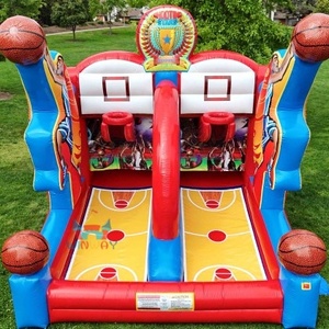 Jeu de tir de basket-ball gonflable en PVC à <span class=keywords><strong>prix</strong></span> usine pour les événements de carnaval, les parcs d'attractions, les foires scolaires et les fêtes d'arrière-cour - Product Image 2