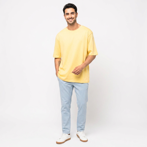 T-shirt Homme 100% Coton Vierge Personnalisable avec Votre Logo – Qualité Supérieure, Prix de Gros, Respirant, Coupe Classique 240g, Style Urbain - Product Image 1