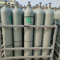 Cilindro de Helio Industrial de Alta Pureza de 40L, Sin Costuras, de Alta Calidad, para Maquinaria Industrial de Precisión