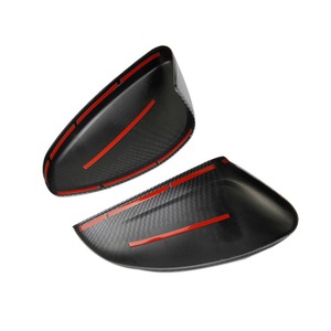 Coche ABS decoración exterior estilo de fibra de carbono retrovisor mirrro cubierta pegatina embellecedor para 2023 Jeep Avenger 2024 Fiat Decoración - Product Image 4
