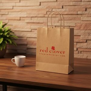 Factory Kraft Paper Take Away <b>Bags</b> Food Clothing Delivery Packaging <b>Bag</b> with Customized Printing - Product Image 1