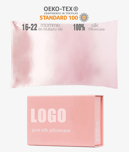 Juego de Funda de Almohada, Antifaz y Funda de Cojín de Seda de Morera 100% OEKO-TEX Grado 6A, Caja de Regalo con Logotipo Personalizado, Regalo de Lujo Antienvejecimiento OEM - Product Image 3