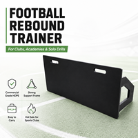 Panneau de rebond de football - Conception pliable peu encombrante, rebond automatique, transport facile, plastique HDPE résistant aux chocs pour le sport