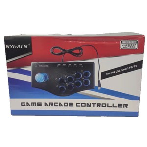 Controlador de Juegos Arcade Retro, Joystick USB para PS2/PS3/PC/Android Smart <span class=keywords><strong>TV</strong></span>, con Vibrador Incorporado y <span class=keywords><strong>Ocho</strong></span> Direcciones - Product Image 5