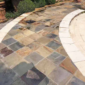 Ngoài trời tự nhiên gỉ <span class=keywords><strong>Slate</strong></span> gạch bên ngoài bức tường trang trí <span class=keywords><strong>Slate</strong></span> bước lát đá - Product Image 4