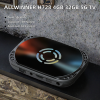 Android TV Box 4K UHD Media Player 2.4G 5G WiFi Set Top Box Grosir Mendukung Kustomisasi