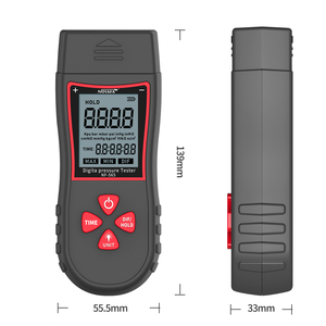 Manomètre numérique NOYAFA NF-565 avec option de mesure multi-unités et capteur positif/négatif - Product Image 6