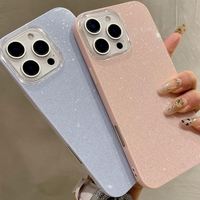 Étui de téléphone portable couleur bonbon paillettes de luxe pour IPhone 16 15 14 13 12 11 Pro Max Plus antichoc mignon couverture de téléphone Offre Spéciale