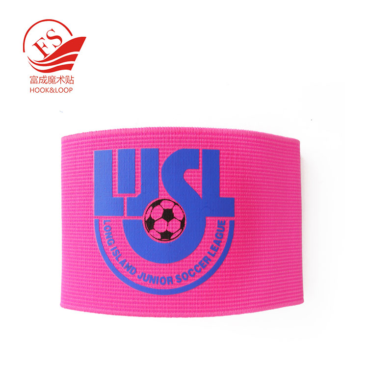 Индивидуальный профессиональный белый розовый высокий эластичный Футбол Капитан повязки для спорта
