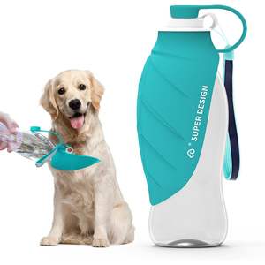 Botella de agua para perros Superdesign de 580 ml, portátil y a prueba de fugas, para perros pequeños a grandes. - Product Image 3