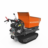 Mini chargeur auto-chargé 500KG Caterpillar Track Crawler Hi-Tip Camion à benne basculante à essence à vendre