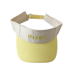 Venta al por mayor diseño de moda protección UV deporte al aire libre gorra de béisbol logotipo bordado verano sombrilla visera vacía sombrero - Product Image 1