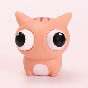 Jouet anti-stress en plastique à yeux bouffants pour petits animaux, mignon, à presser, pour enfants, avec logo personnalisé, cadeau, vente en gros - Product Image 5