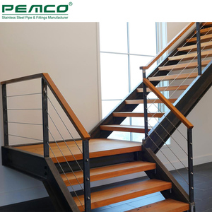 Offre Spéciale D'escalier Intérieur En <span class=keywords><strong>Acier</strong></span> Inoxydable 4 6 8 10 Fil Systèmes de Garde-Corps de Tension En <span class=keywords><strong>Acier</strong></span> Balustrade Avec Câble - Product Image 4