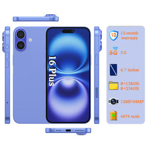Venta al por mayor 100% Original Teléfonos Móviles 16 <span class=keywords><strong>Plus</strong></span> 128GB 256GB 512GB Desbloqueado Usado 5G Smartphone para iPhone 16 <span class=keywords><strong>Plus</strong></span> - Product Image 1