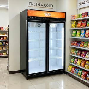 Réfrigérateur avec porte verrouillable et éclairage, vitrine réfrigérée pour <span class=keywords><strong>Coca</strong></span>-<span class=keywords><strong>Cola</strong></span>, équipement de réfrigération commercial pour supermarchés - Product Image 3
