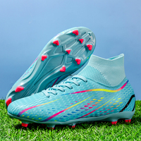 Chaussures de football d'entraînement durables, tige en PU, semelle extérieure en TPU résistante à l'abrasion, légères, imperméables, antidérapantes, printemps, été, automne