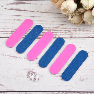 Ziri Wholesale Hotel Manicure Tools Mini Colorful Promotion Nail File Emery Board Double Natural Nails Travel 50x13x1mm