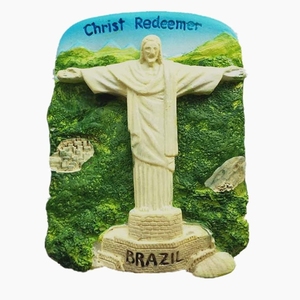 Resina <span class=keywords><strong>Rio</strong></span> de Janeiro 3D frigorifero magnete souvenir turistico. Decorazione per <span class=keywords><strong>la</strong></span> casa e <span class=keywords><strong>la</strong></span> <span class=keywords><strong>cucina</strong></span> adesivi magnetici in resina artigianale - Product Image 1