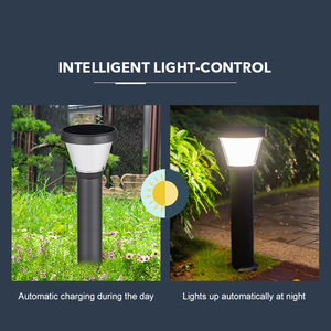 Lámpara Solar LED Decorativa para Exteriores, Fácil de Instalar, IP65, Lámpara de Jardín con Batería, Todo en Uno - Product Image 3