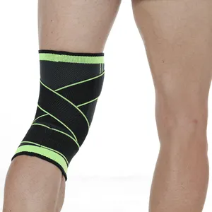 Special design widely used knee pads bandage basketball leg sleeve gel pads for knee bandages