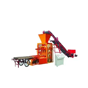 Manufacture QT4-26 concrete block making machine price