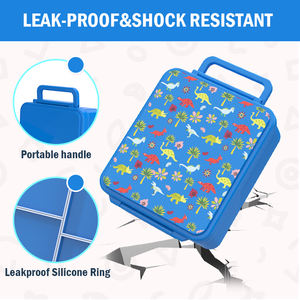 Lonchera Térmica Aohae Personalizada Rosa, Hermética, para Niños, para la Escuela, Viajes, Bento para Bebés - Product Image 3