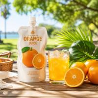 Pochette souple personnalisée à bec verseur de forme spéciale pour jus, sachet à bec verseur, emballage alimentaire en aluminium pour boissons aux fruits