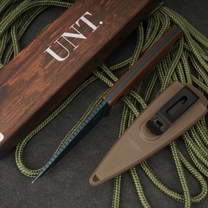 Cuchillo de hoja fija Dacian BM203 de acero inoxidable con punta de caída y mango de micarta, cuchillo de supervivencia para exteriores con funda OEM ODM - Product Image 5