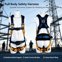 Harnais de sécurité complet OEM ODM à cinq points, ceinture de sécurité robuste en polyester pour travaux en altitude et sauvetage en extérieur