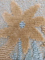 Machine tufté tapis fleur conception feuilles haute coupe basse boucle pile usage domestique tapis en polypropylène enfants chambre tapis de cuisine