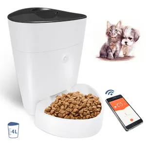 Puppy Kitten 1-6 Meals Auto Dog Food Dispenser Wi-Fi Enabled Smart Pet Feed Dog Food Container Automatic Cat feeder