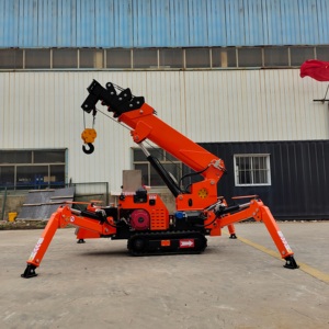 2ton ngoài trời tất cả các địa hình Crawler Spider khớp nối Boom Lift <span class=keywords><strong>Crane</strong></span> mini điều khiển từ xa Crawler Spider <span class=keywords><strong>Crane</strong></span> - Product Image 6