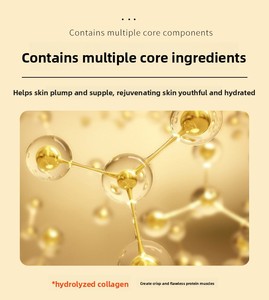 Foglio solubile per maschera facciale in oro e Gel di collagene di cristallo per viso Anti-rughe e idratante effetto gonfiore - Product Image 4