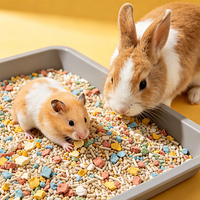 Litière de tofu concassé directement de l'usine pour petits animaux : hamster, chinchilla, lapin – Sans poussière, ultra absorbante