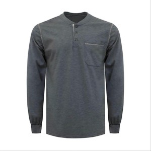 Best Price FR Fire Resistant Work Henely <strong>Shirt</strong> Vintage Men <strong>Engineers</strong> Safety <strong>T</strong> <strong>Shirt</strong> Men for Wholesale - Product Image 1