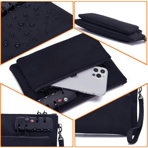 Borsa per soldi chiusa a doppio strato, deposito accessori, forniture per notarili passaporto, cerniera - Product Image 4