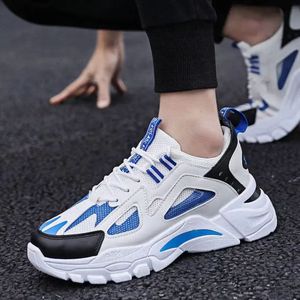 Chaussures de sport décontractées à lacets unisexes pour couples, avec semelles épaisses rehaussantes, idéales pour le basketball et la course à pied - Product Image 4