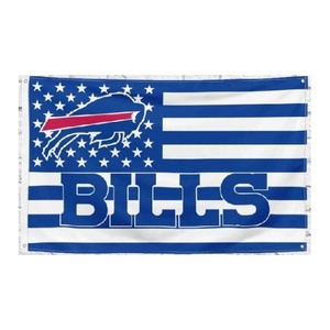 Buffalo Bills 3x5ft personnalisé pour NFLteams bannière drapeau de mascotte en Polyester de haute qualité pour les fêtes de stade et de hayon numérique - Product Image 3