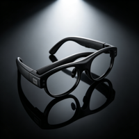 Système d'interprétation intelligent par IA pour lunettes, en alliage de magnésium léger, traduction vocale pour les affaires multinationales