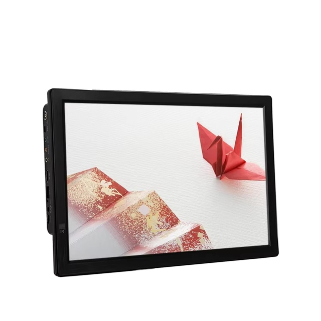 Small Television Charging 14 Inch LED TV Portable Monitor DVB-T2 ATSC ISDB Digital TV