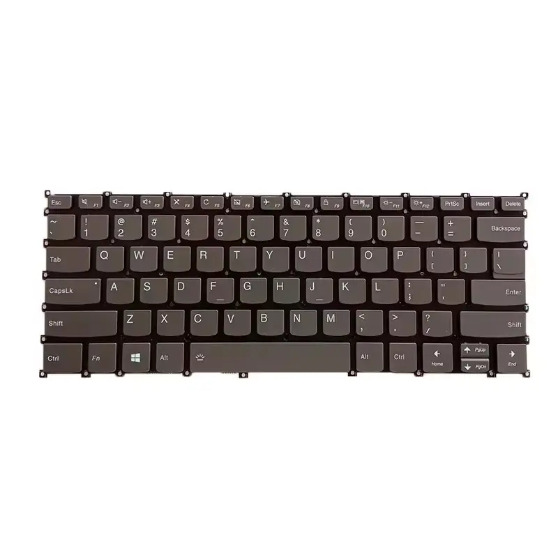 Dalam stok bahasa Inggris tanpa tongkat penunjuk tanpa Keyboard lampu latar untuk lenovo xiaoxin AIR14 pengganti keyboard internal laptop