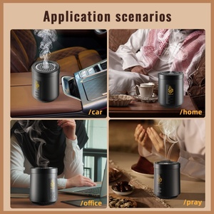 Brûleur d'encens électronique intelligent pour Bakhoor, cadeau musulman, sans charbon, sûr, rechargeable 2000 mAh, <span class=keywords><strong>diffuseur</strong></span> d'Oud électrique portable - Product Image 4
