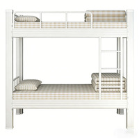 Meubles de chambre à coucher modernes, lit superposé double avec structure en métal, lit superposé pour adultes avec structure en acier