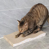 Planche à gratter pour chat ICLE Papier ondulé Jouet pour chat ondulé Planche à griffes résistante à l'usure
