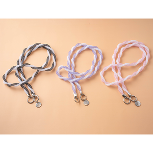 Correa de abalorio de teléfono con cuentas hechas a mano, cordón cruzado de diseñador bonito para funda de teléfono, Material acrílico, Material de tul con diamantes de imitación - Product Image 6