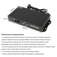Dekoder Sinyal Serial SPI DMX 512 8 Port W-100C, Pengontrol Proyek Lampu Strip LED RGB Tegangan Konstan dengan Program RDM