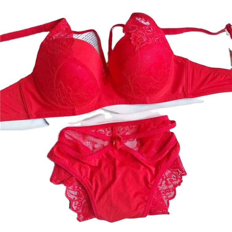 Wholesale Lingerie Set Panties High-quality Bra and Underwear Set Women's bar Set Thin Lace Mesh Embroidery