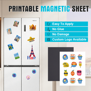 Nouveauté : Feuilles magnétiques souples, flexibles et résistantes, adhésives, imprimables, format A4, pour réfrigérateur/mur - Product Image 1