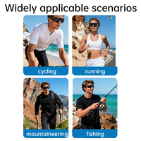 Lunettes intelligentes à changement de couleur par intelligence artificielle, contrôle tactile, étanches IPX-4, microphone, haut-parleur, traduction en temps réel